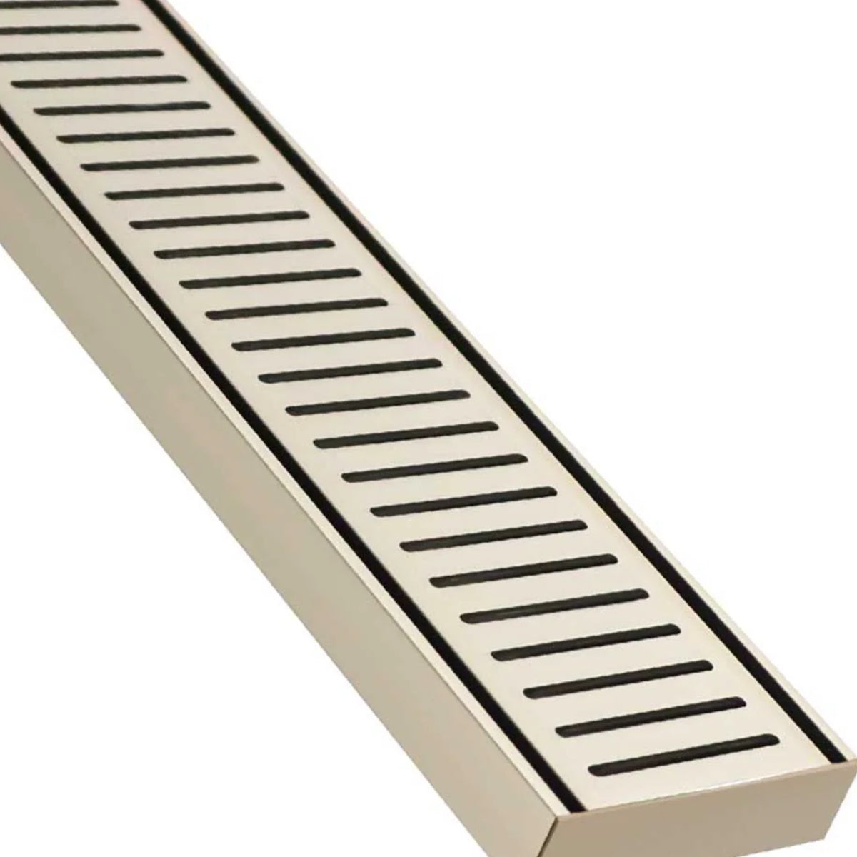 24 Inch Custom Linear Shower Drain, Lauxes Grates NeXT Generation Drains