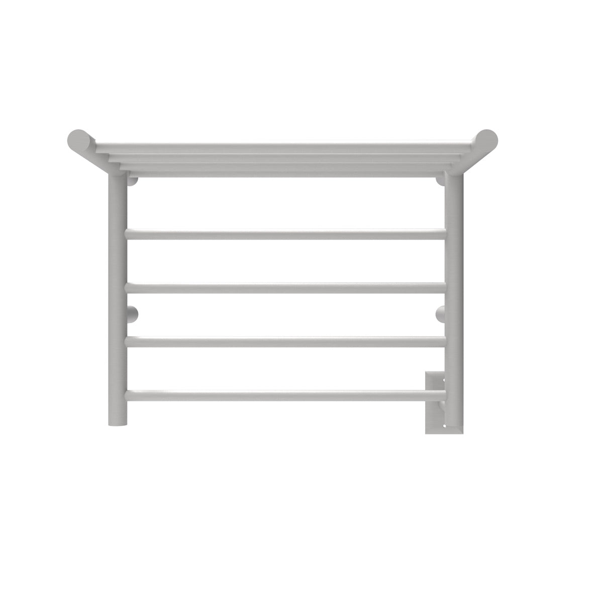 Shelf Towel Radiator, Amba Radiant Electric Towel Radiator with Shelf, 8 Bar