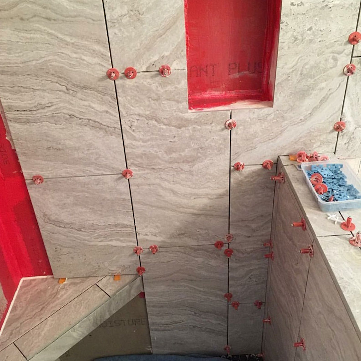 ATR Tile Leveling System Cross Spacers for Shower Tile, 2mm & 3mm