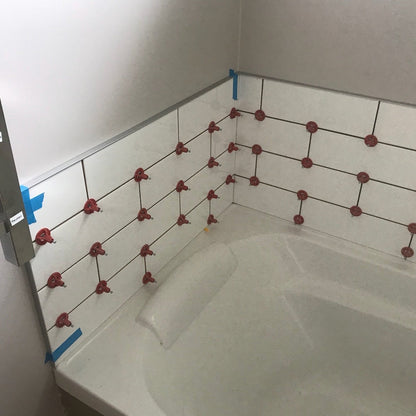 ATR Tile Leveling System T-Spacers 2mm & 3mm for Shower Tile Installation, Brick & Subway Layouts