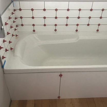 Tile Leveling System 400-Piece Offset Brick Pattern Kit, Covers 380 Sq. Ft. for Shower Tile