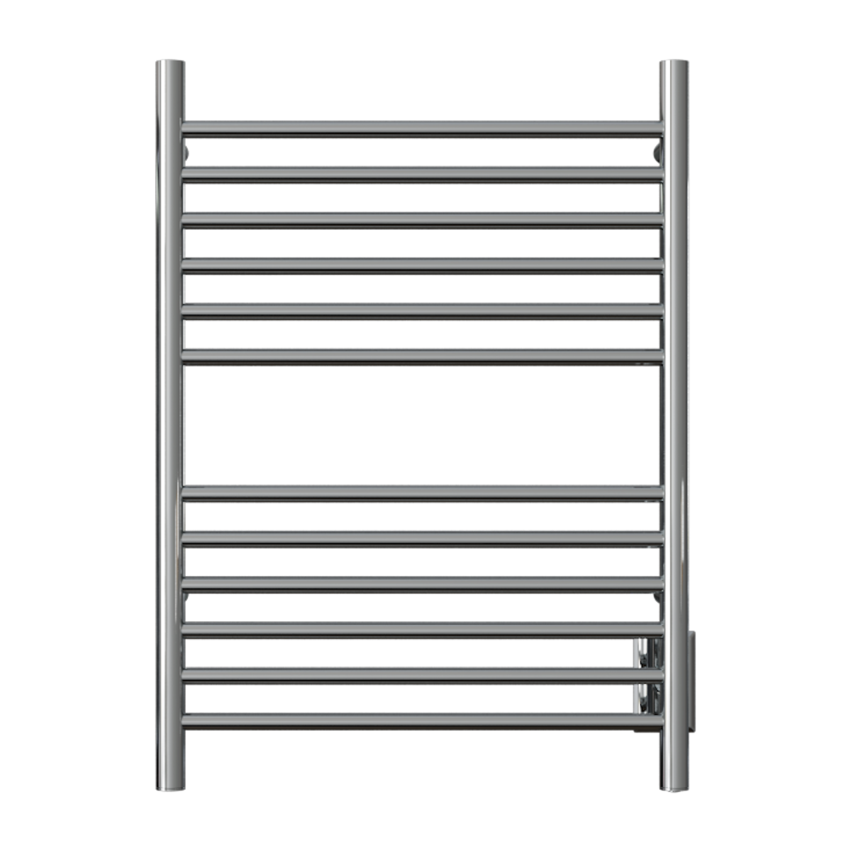 Amba Cape Straight Towel Warmer, 12 Bars, Plug-In or Hardwired, W 23" H 31.5"