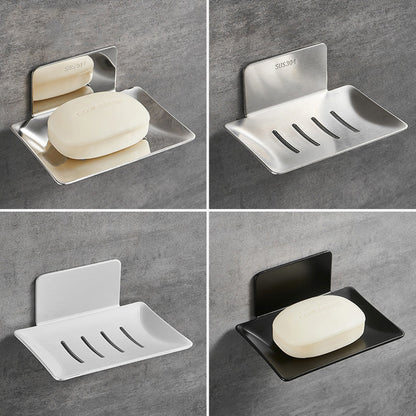 Wall Mounted Brushed Soap Dish, Thickened Stainless Steel Luxury Soap Dishes