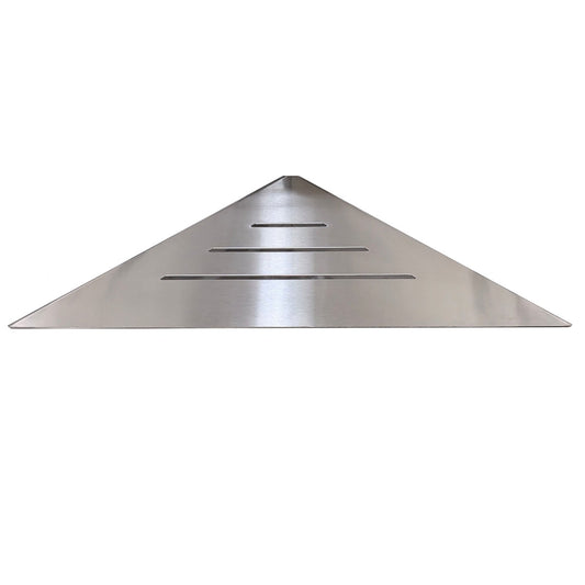 Corner Shower Caddy, 12 Inch Wall Mount Triangle Shower Shelf - Brushed Stainless Steel