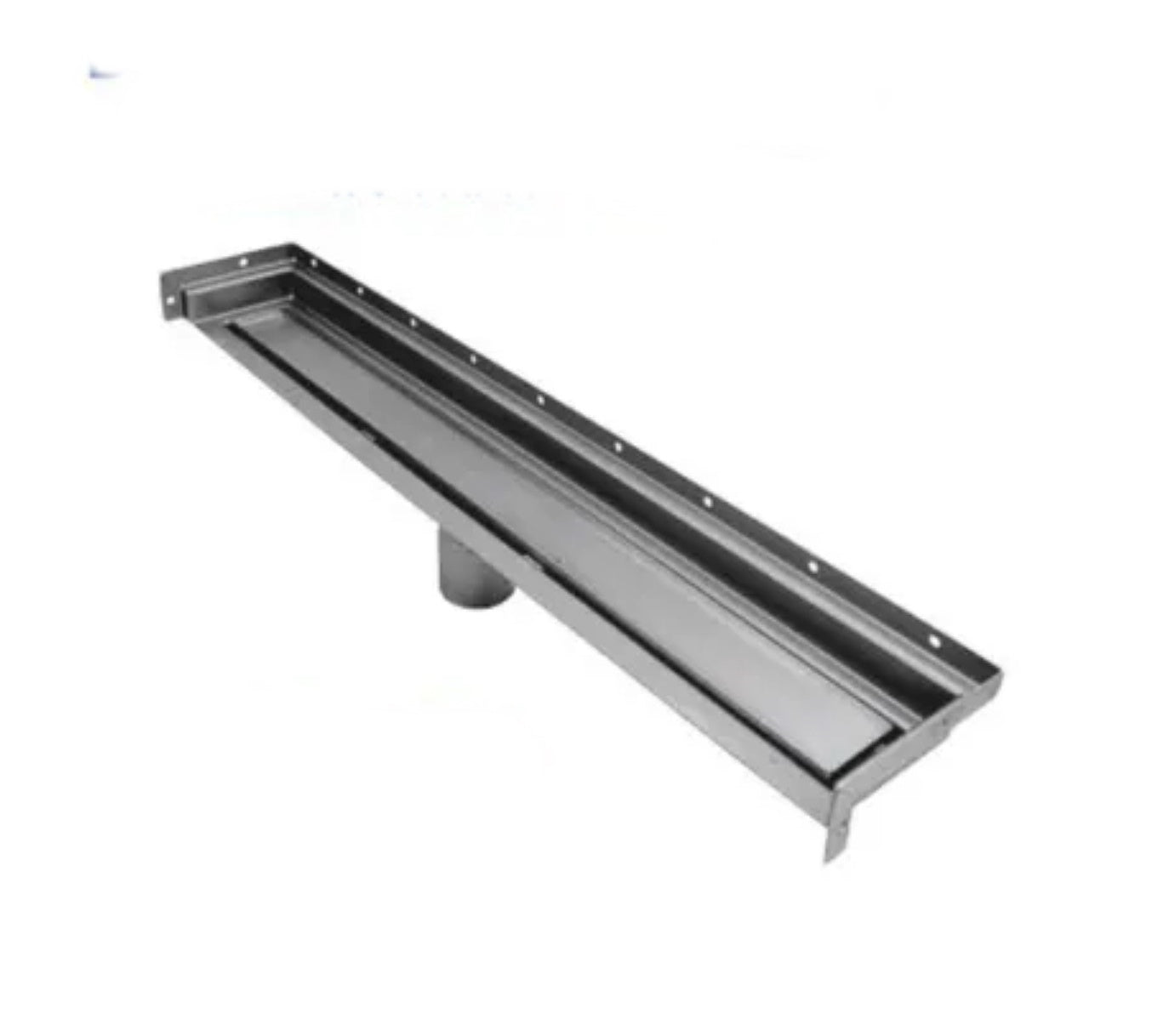 30 Inch Tile Insert Wall-to-Wall Linear Drain with Three Side Flange, Drains Unlimited