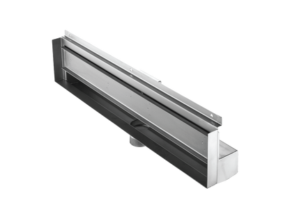 71 Inch Wall Recessed Tile-in Linear Drain, Wall to Wall Flange Design