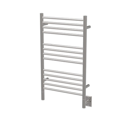 Amba Jeeves C Straight Towel Warmer for Bathrooms, Hardwired, 13 Bars, W 21" H 36"