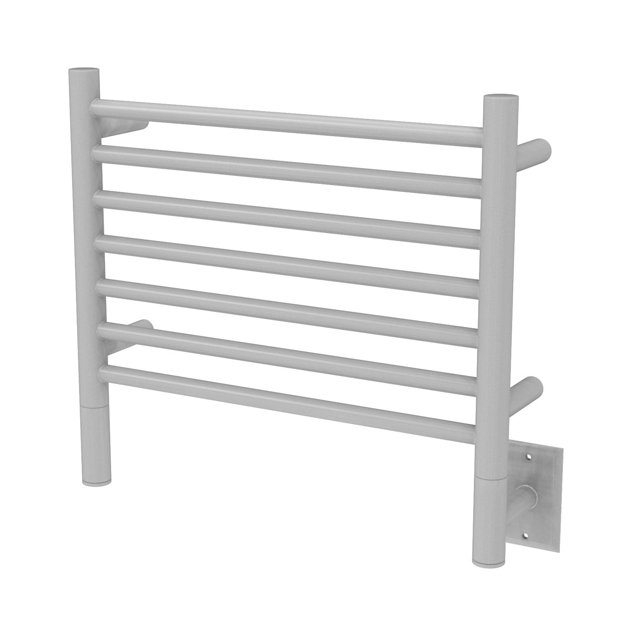 Amba Jeeves H Straight Wall Mounted Towel Warmer Rack, 7 Bars, Hardwired, 21" W x 18" H