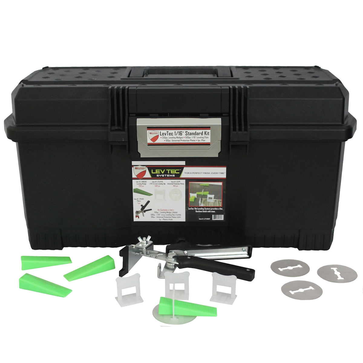 LevTec Shower Tile Leveling System – Pro Kit for Lippage-Free Tile