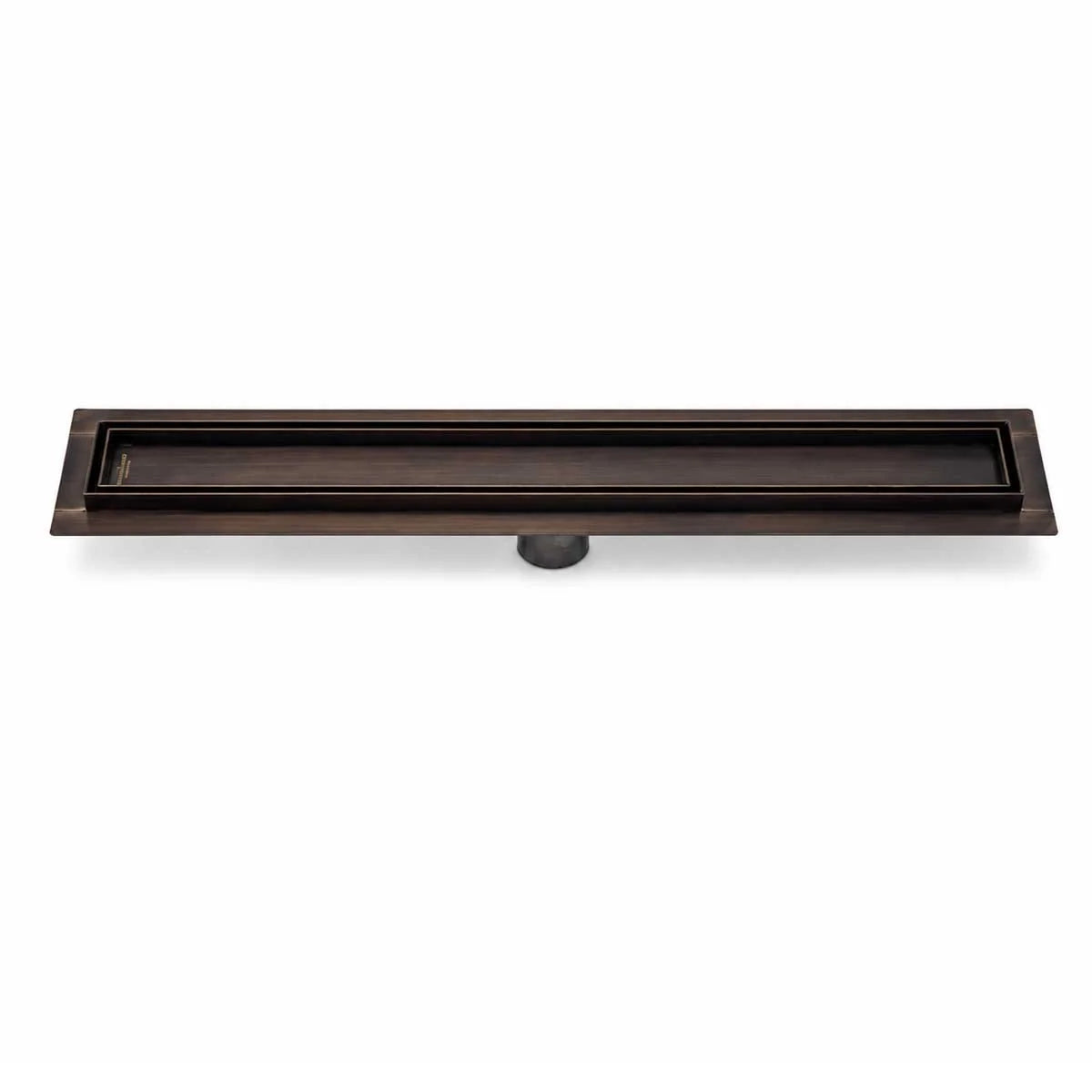 SereneDrains Oil Rubbed Bronze tile insert linear shower drain 