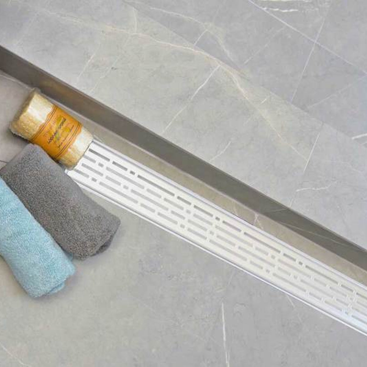 Vertical-to-Horizontal Linear Shower Drain Kit – ABS Side Discharge Adapter | SereneDrains