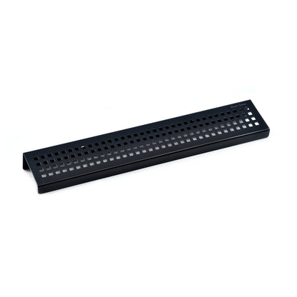 Matte Black Shower Shelf, Elegant Drill & Screw Wall Mount Shower Shelf, Traditional Square Design