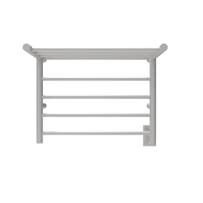Shelf Towel Radiator, Amba Radiant Electric Towel Radiator with Shelf, 8 Bar