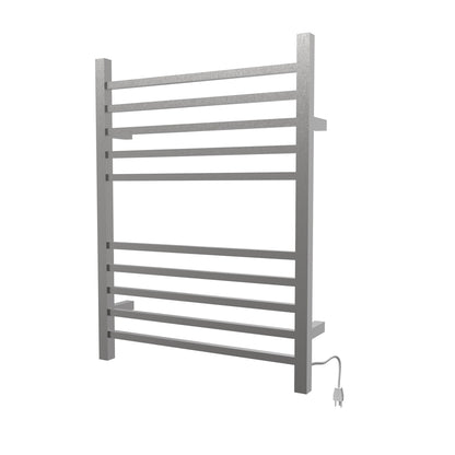 Amba Radiant Square 10 Bar Towel Warmer - Plug-in or Hardwiring
