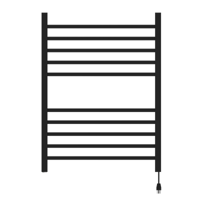 Amba Radiant Square 10 Bar Towel Warmer - Plug-in or Hardwiring