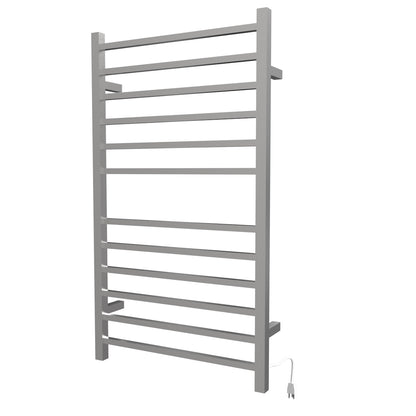 Amba Radiant Wall Mounted Towel Warmer, 12 Square Bars Towel Warmer