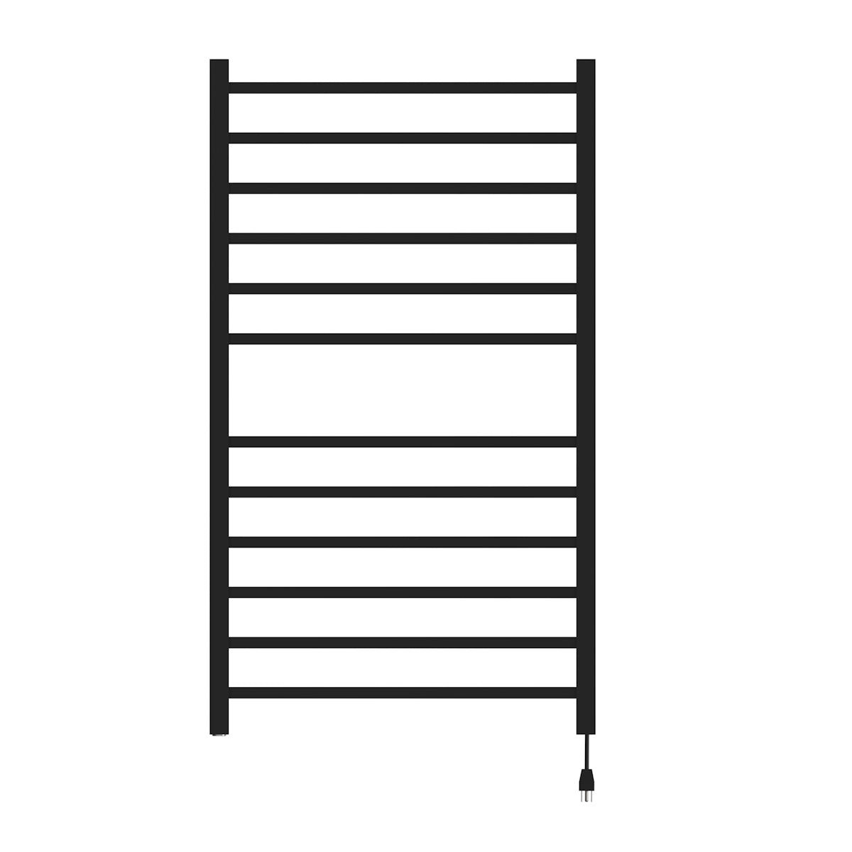 Amba Radiant Wall Mounted Towel Warmer, 12 Square Bars Towel Warmer