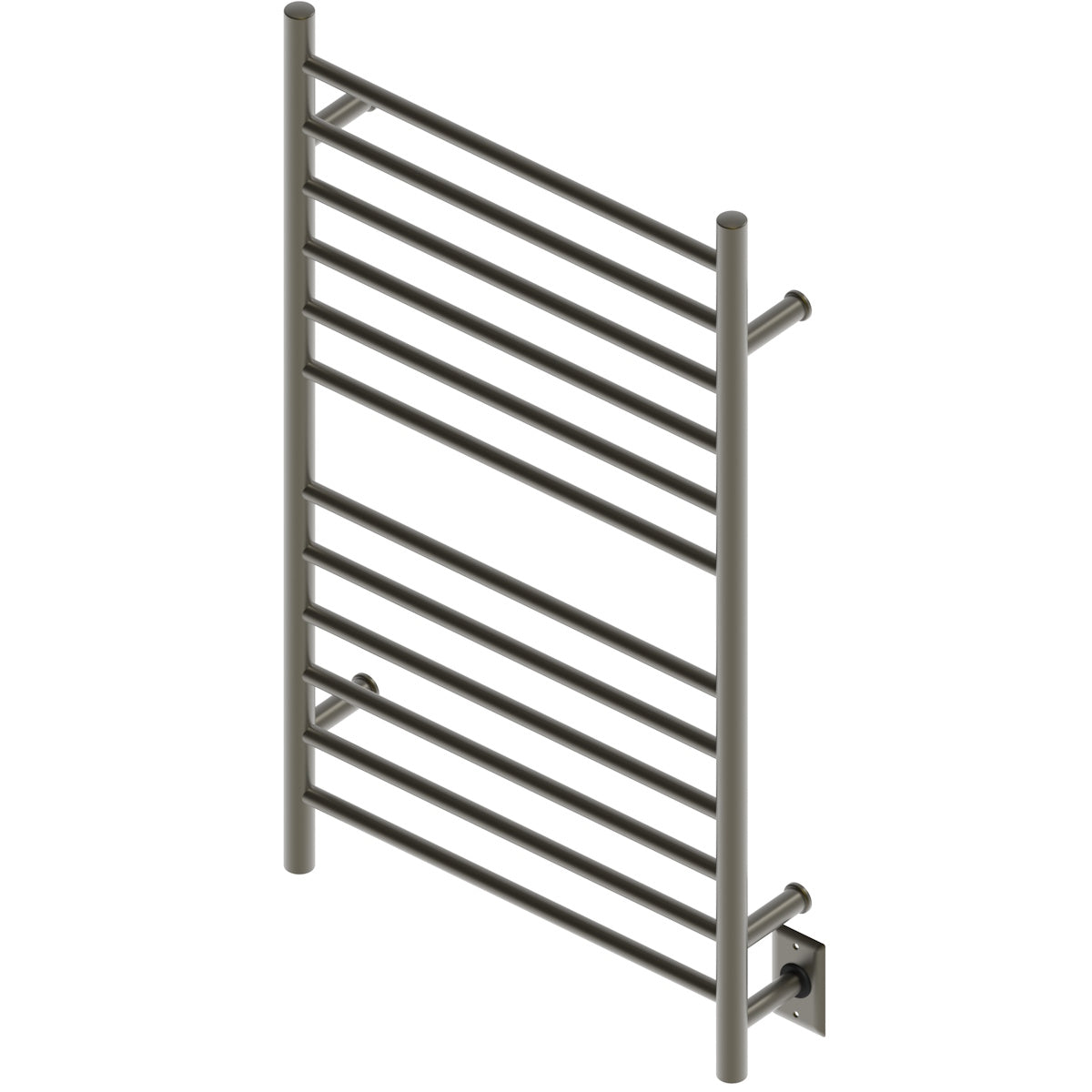 Amba Radiant Wall mounted Towel Warmer, Large Straight 12 Bar Towel Warmer