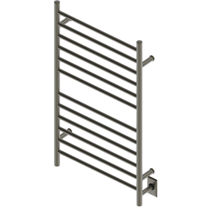 Amba Radiant Wall mounted Towel Warmer, Large Straight 12 Bar Towel Warmer