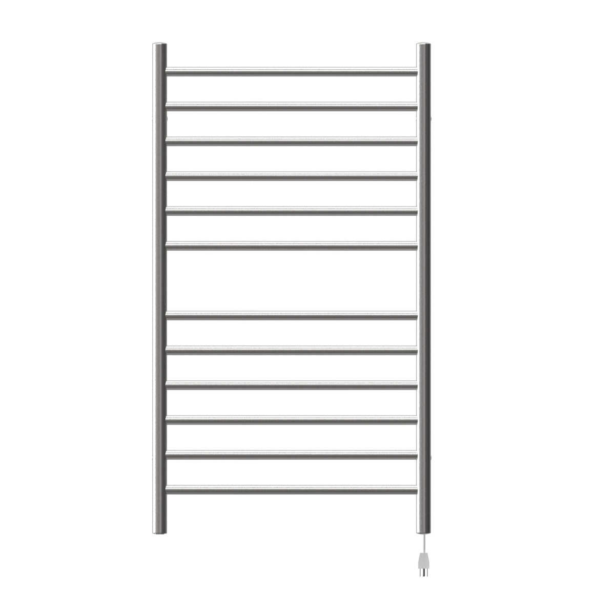 Amba Radiant Wall mounted Towel Warmer, Large Straight 12 Bar Towel Warmer