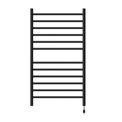 Amba Radiant Wall mounted Towel Warmer, Large Straight 12 Bar Towel Warmer