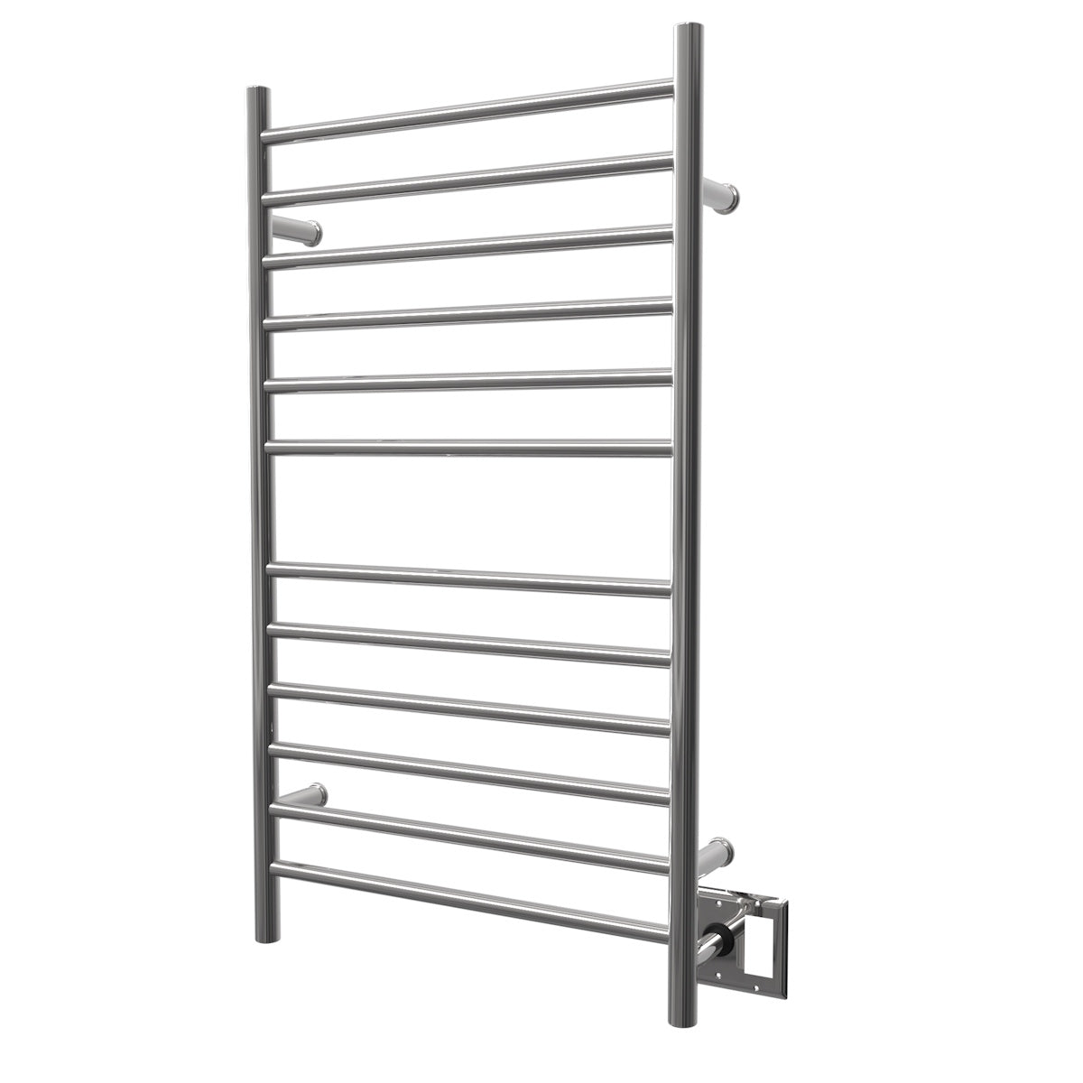 Amba Radiant Wall mounted Towel Warmer, Large Straight 12 Bar Towel Warmer