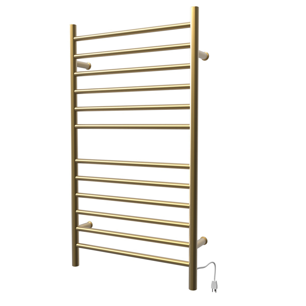 Amba Radiant Wall mounted Towel Warmer, Large Straight 12 Bar Towel Warmer