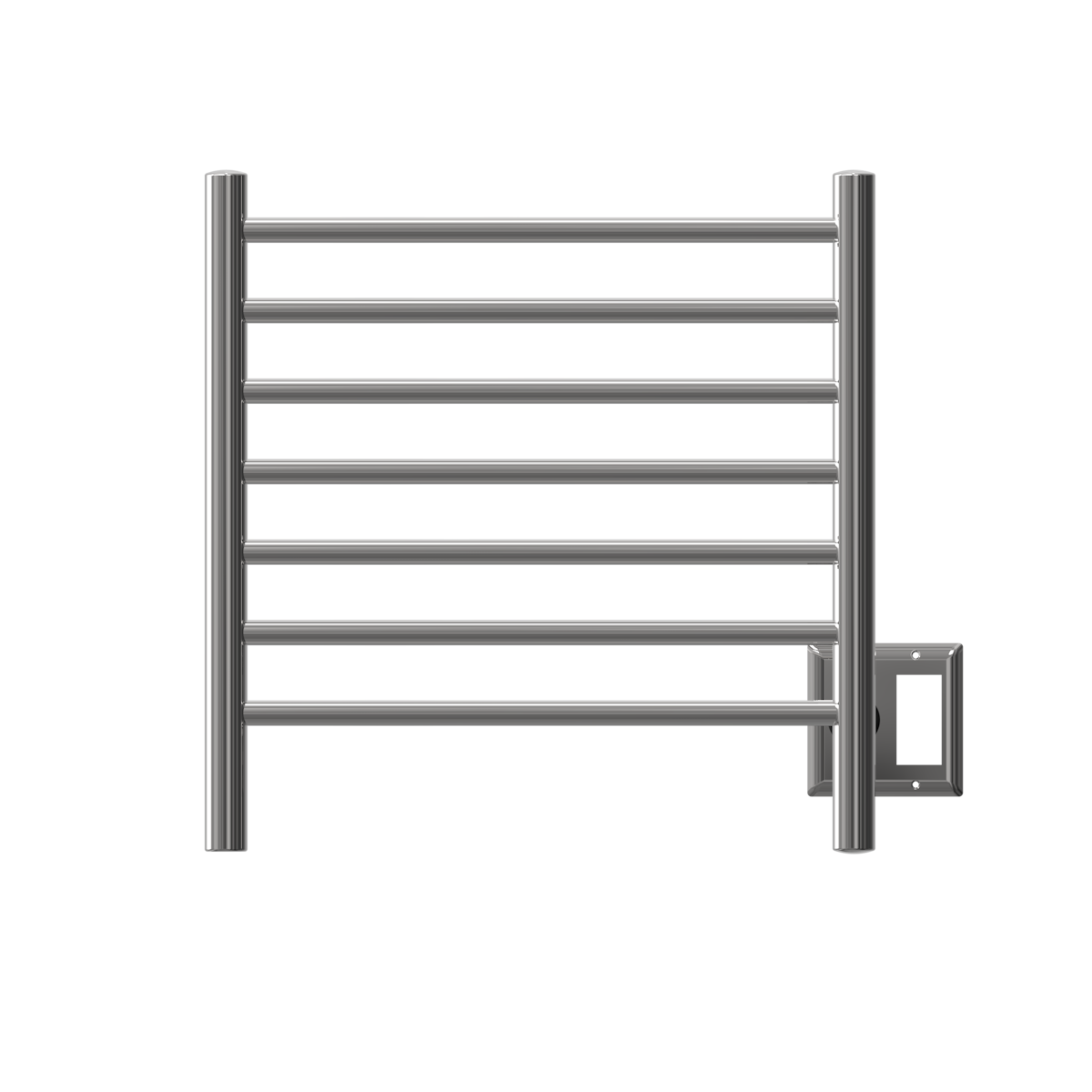 Amba Radiant Small 7 Bar Towel Warmer for Small Showers RWHS - Polished