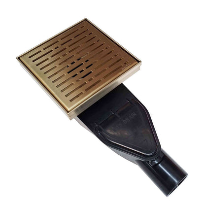 ABS Horizontal Side Discharge Drain Reducer for PVC Base Pipe & P-Trap, with Square Shower Drain