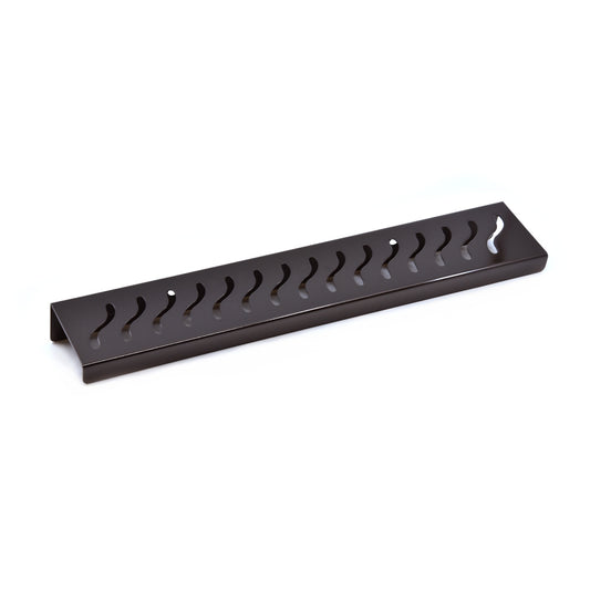 Bronze Shower Shelf, Wall Mount Rectangle Oil Rubbed Bronze Stainless Steel Shower Shelf, Ocean Wave Design by SereneDrains