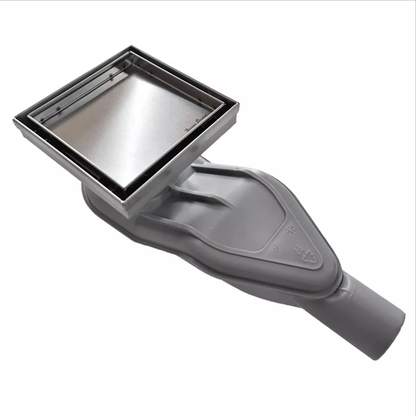 Side Outlet Horizontal Discharge Adapter & Tile Insert Square Drain Kit