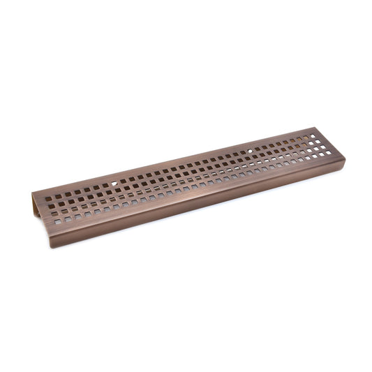 Oil Rubbed Bronze Shower Shelf, Elegant Drill & Screw Wall Mount Shower Shelf, Traditional Square Design