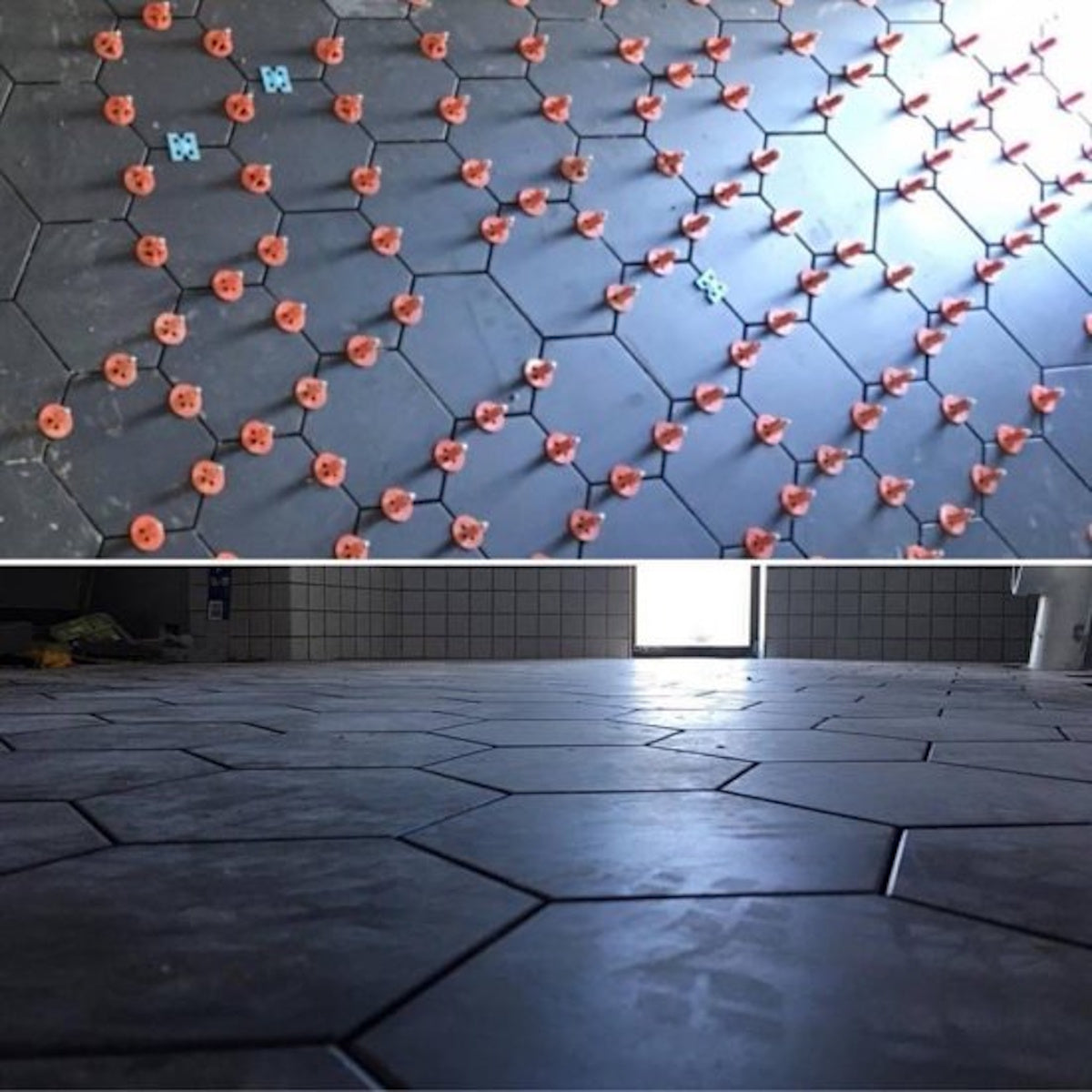 Tile Leveling System 400-Piece Offset Brick Pattern Kit, Covers 380 Sq. Ft. for Shower Tile