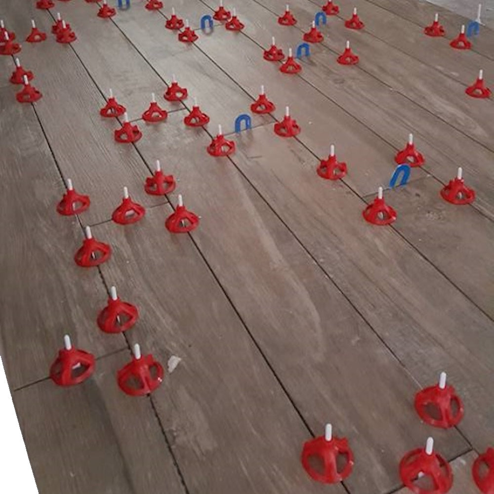 Spin Doctor Tile Leveling System – 250 Kit for Small Shower & Bath Tile Projects