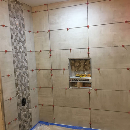 Best Tile Leveling System for Shower – ATR PRO 1200-Piece Grid  Layout Kit