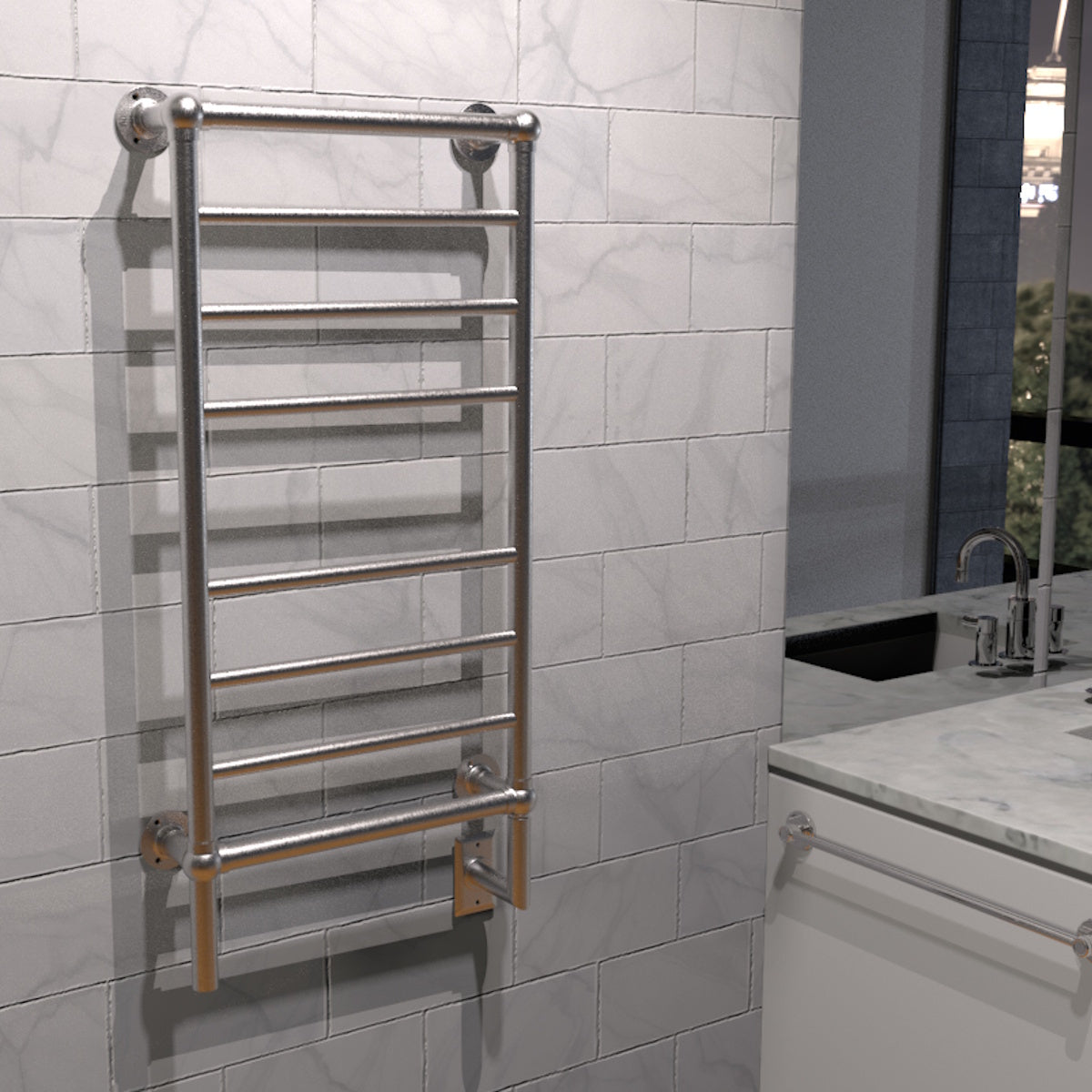 Amba Traditional Model T-2040, Hardwired Towel Warmer, 8 Bars