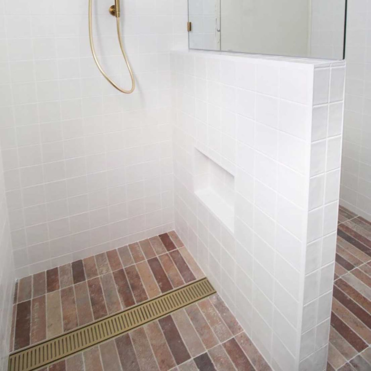 24 Inch Custom Linear Shower Drain, Lauxes Grates NeXT Generation Drains