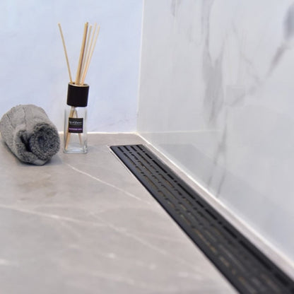 Vertical-to-Horizontal Linear Shower Drain Kit – ABS Side Discharge Adapter | SereneDrains