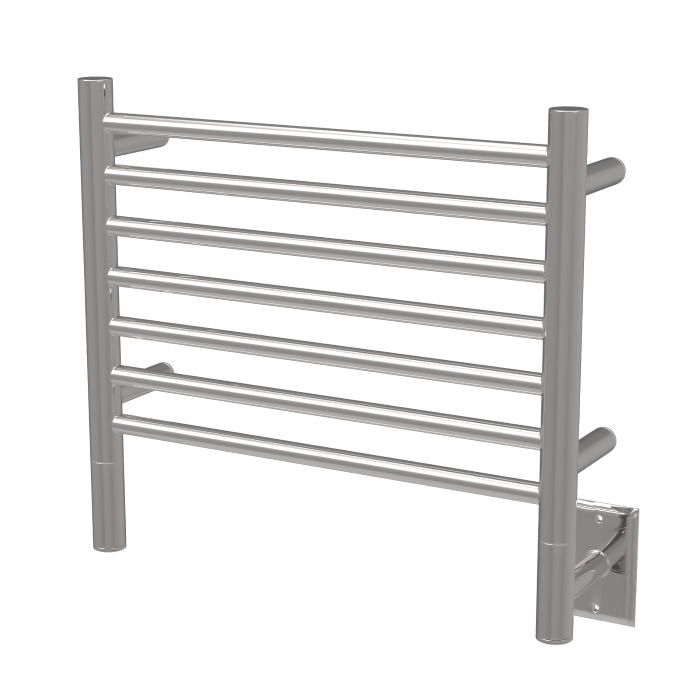 Amba Jeeves H Straight White Towel Warmer, 7 Bars, Hardwired, 21 x 18 Inches