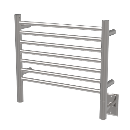 Amba Jeeves H Straight White Towel Warmer, 7 Bars, Hardwired, 21 x 18 Inches