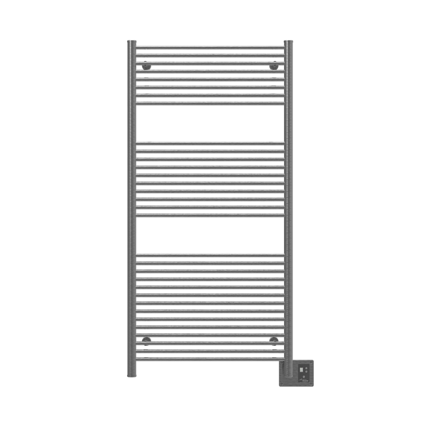 Brushed Towel Warmer, Amba Antus Model A2856B, 32 Bars Large Towel Warmer