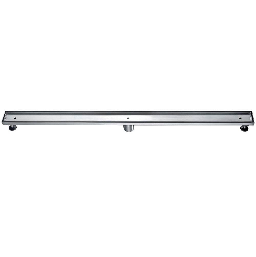 47 Inch Tile Insert Linear Shower Drain with Adjustable Leveling Feet