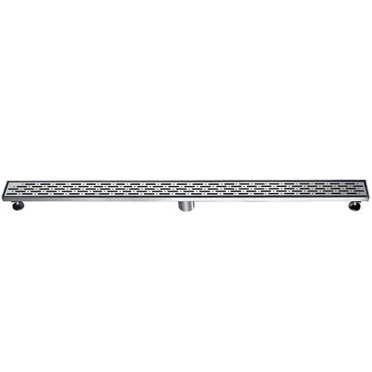 Dawn® 47 Inch Linear Shower Drain, Rio Orinoco River Series, Polished Satin