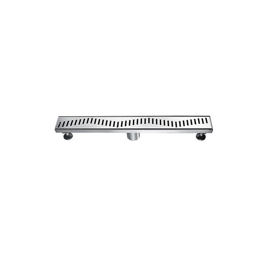 Dawn® 36 Inch Linear Shower Drain Ganges River Series, Polished Satin Finish