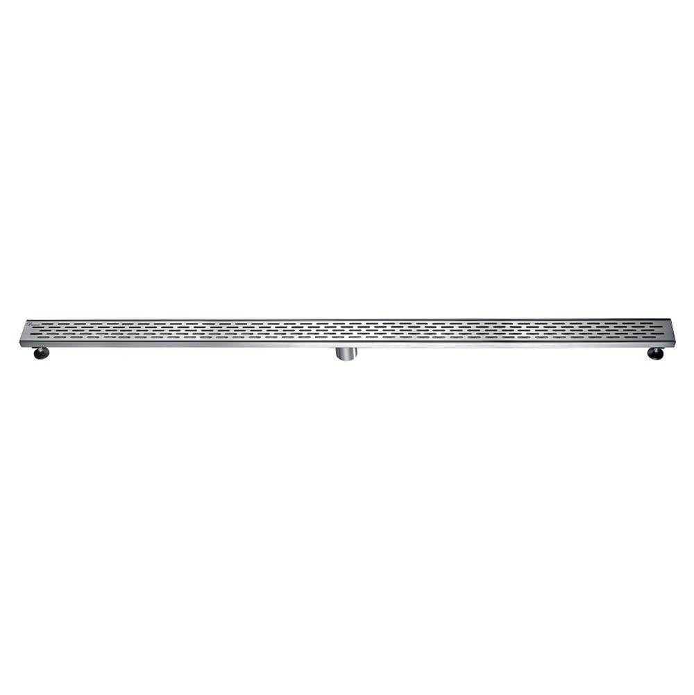 Dawn® 47 Inch Linear Shower Drain, Yangtze River Series, Polished Satin Finish