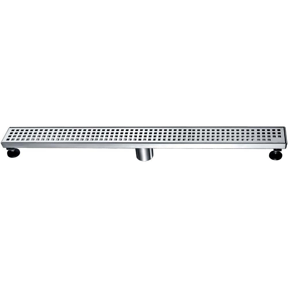 12 Inch Linear Drain with Adjustable Leveling Feet, Dawn USA Brisbane River Series