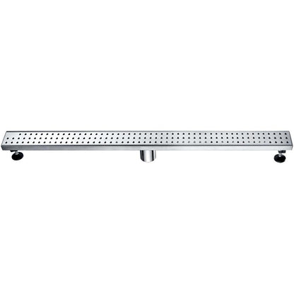 12 Inch Linear Drain with Adjustable Leveling Feet, Dawn USA Nile River Series