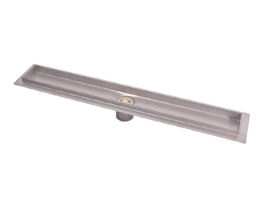 32 Inch Linear Shower Drains, DTA Linear Drain Base with Drain Grate Set