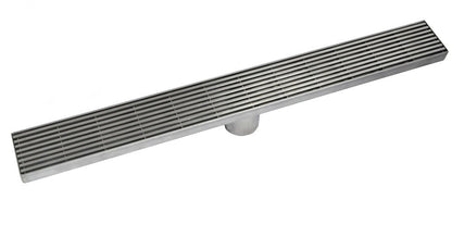 32 Inch Linear Shower Drains, DTA Linear Drain Base with Drain Grate Set