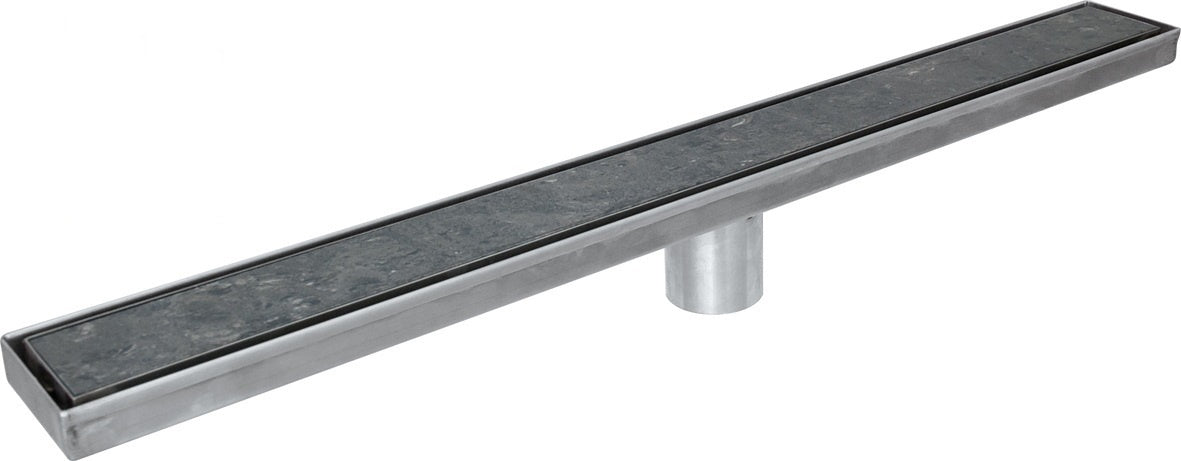 40 Inch Linear Shower Drains, DTA Linear Drain Base with Drain Grate Set